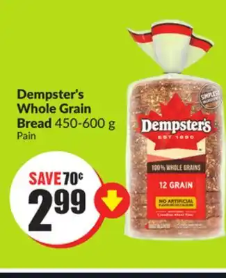 FreshCo Dempster's Whole Grain Bread 450-600 g offer