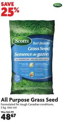 Home Hardware All Purpose Grass Seed offer