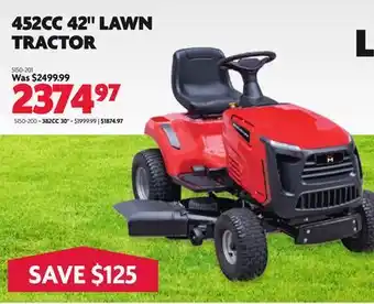 Home Hardware 452CC 42 LAWN TRACTOR offer