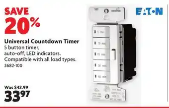 Home Hardware Universal Countdown Timer offer