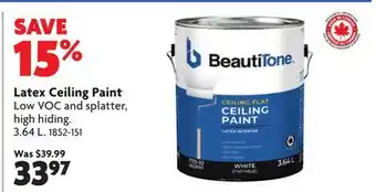 Home Hardware Latex Ceiling Paint offer