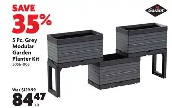 Home Hardware 5 Pc. Grey Modular Garden Planter Kit offer