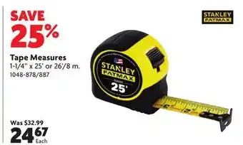 Home Hardware Tape Measures offer