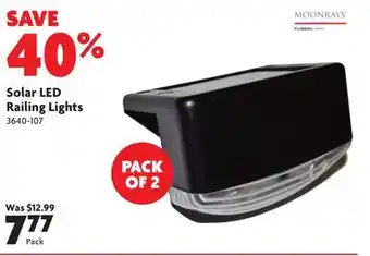 Home Hardware Solar LED Railing Lights offer