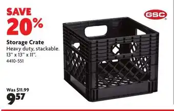 Home Hardware Storage Crate offer