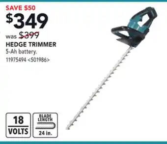 RONA MAKITA HEDGE TRIMMER offer
