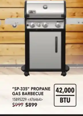RONA WEBER SP-335 PROPANE GAS BARBECUE offer