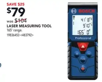 RONA BOSCH LASER MEASURING TOOL offer