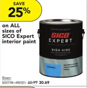 RONA ALL sizes of SICO Expert interior Paint offer