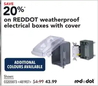 RONA REDDOT Weatherproof electrical boxes with cover offer
