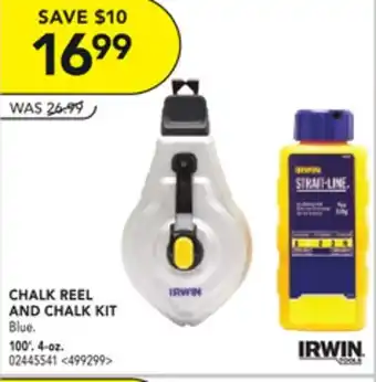 RONA CHALK REEL AND CHALK KIT 100'. 4-oz offer