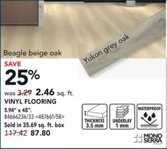 RONA VINYL FLOORING offer