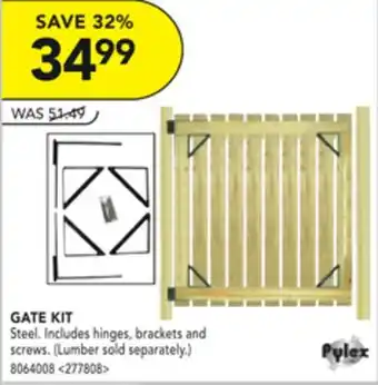 RONA PYLEX GATE KIT offer