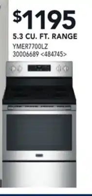 RONA Maytag 5.3 CU. FT. RANGE offer