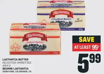 Valu-mart BEURRE LACTANTIA 454 G offer