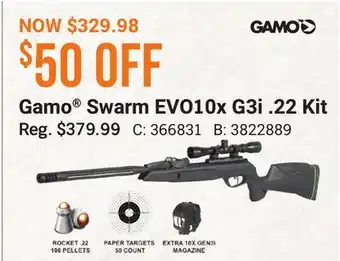 Bass Pro Gamo Swarm EVO10x G3i. 22 Kit offer