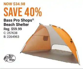 Bass Pro Bass Pro Shops Beach Shelter offer