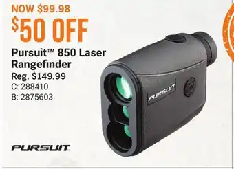 Bass Pro Pursuit 850 Laser Rangefinder offer