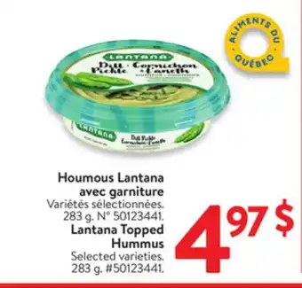 Walmart Lantana Topped Hummus offer