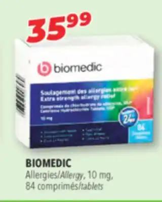 Familiprix BIOMEDIC Allergy, 10 mg, 84 /tablets offer