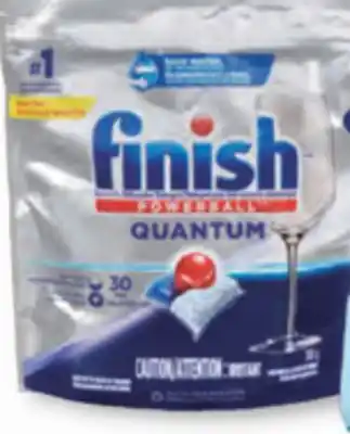 Familiprix FINISH, Powerball Quantum, Automatic dishwasher detergent, 30 tabs or Jet-Dry, Rinse aid, 621 ml offer