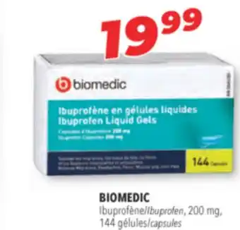 Familiprix BIOMEDIC Ibuprofen, 200 mg, 144 capsules offer