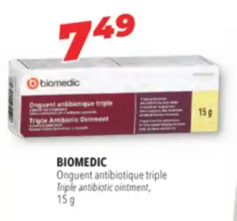 Familiprix BIOMEDIC Triple antibiotic ointment, 15 g offer
