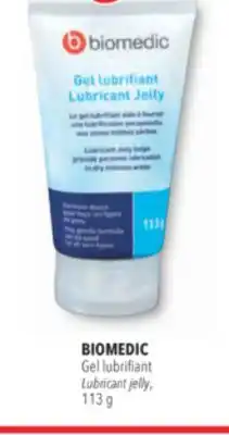 Familiprix BIOMEDIC Lubricant jelly, 113 g offer