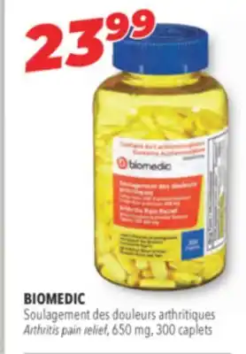Familiprix BIOMEDIC, Arthritis pain relief, 650 mg, 300 caplets offer