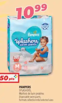Familiprix PAMPERS, Splashers, Disposable swim pants, selected sizes offer
