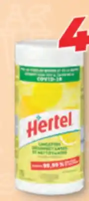 Familiprix HERTEL Desinfecting wipes, 75 units offer