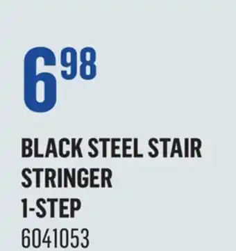 Canac Black Steel Stair Stringer offer