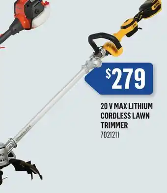 Canac 20 V Max Lithium Cordless Lawn Trimmer offer