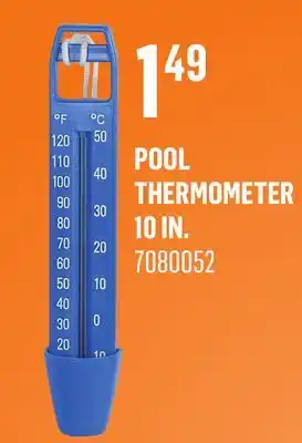 Canac Pool Thermometer 10 in offer