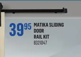 Canac Matika Sliding Door Rail Kit offer