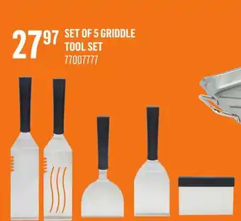 Canac Set of 5 Griddle Tool Set offer