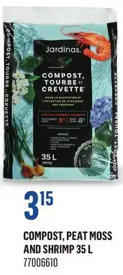 Canac Compost, Peat Moss and Shrimp 35 L offer