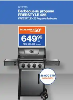 Patrick Morin NAPOLEON FREESTYLE 425 Propane Barbecue offer