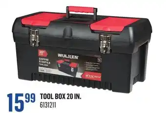 Canac Tool Box 20 in offer