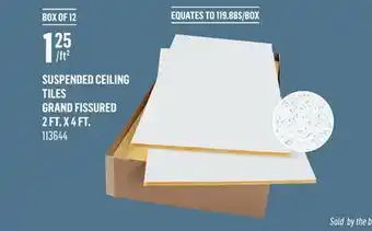 Canac Suspended Ceiling Tiles offer