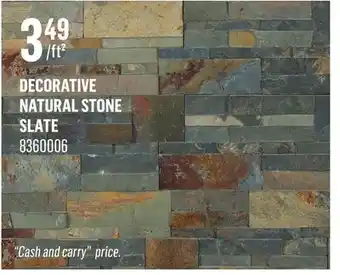 Canac Decorative Natural Stone offer