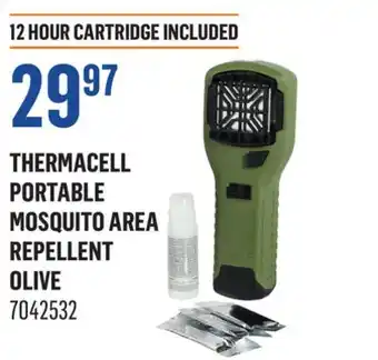 Canac Thermacell Portable Mosquito Area Repellent Olive offer