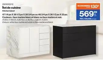 Patrick Morin Kitchen Island offer