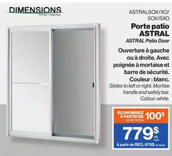 Patrick Morin ASTRAL Patio Door offer