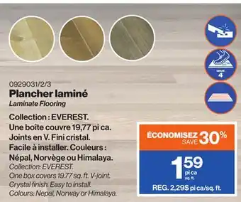 Patrick Morin Laminate Flooring offer