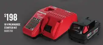 Canac 18 V Milwaukee Starter Kit offer