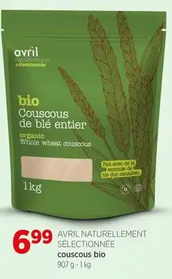 Avril couscous bio offer