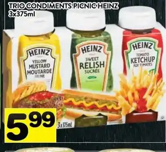 Supermarché PA TRIO CONDIMENTS PICNIC HEINZ offer