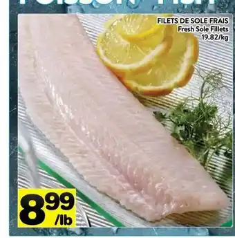 Supermarché PA Fresh Sole Fillets offer