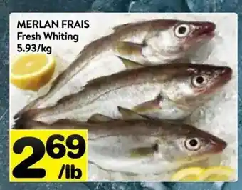 Supermarché PA fresh whiting offer